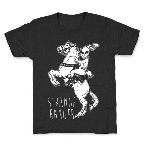 Strange Ranger Cowboy Alien Kids T-Shirt