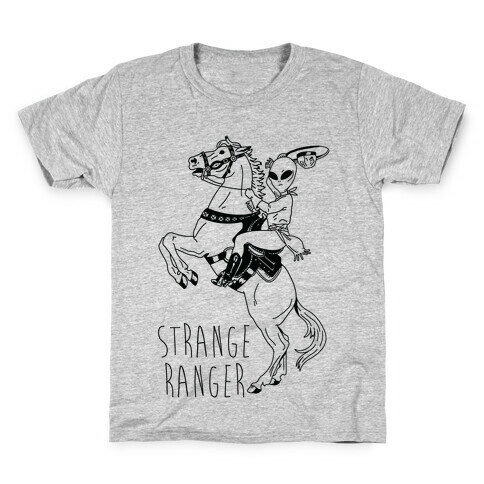 Strange Ranger Cowboy Alien Kids T-Shirt