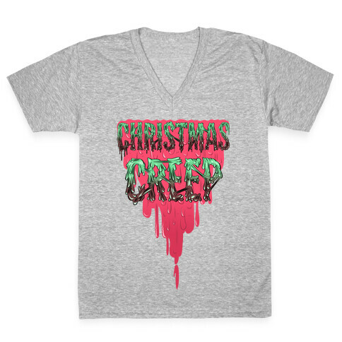 Christmas Creep V-Neck Tee Shirt