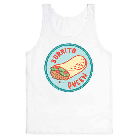 Burrito Queen Pop Culture Merit Badge Tank Top