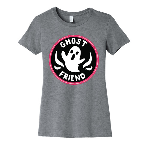 Ghost Friend Culture Merit Badge Womens T-Shirt