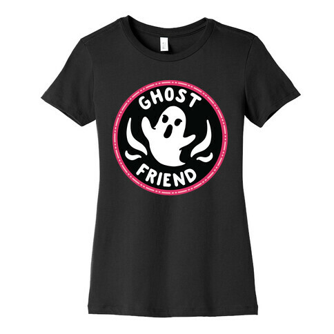 Ghost Friend Culture Merit Badge Womens T-Shirt