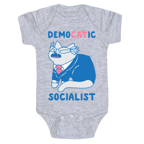 DemoCATic Socialist Baby One-Piece