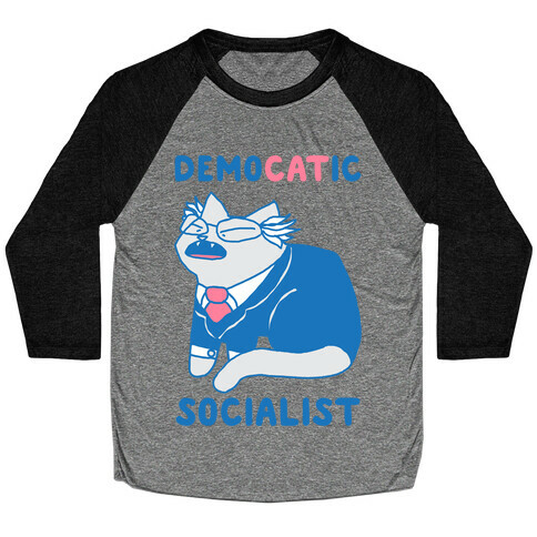 DemoCATic Socialist Baseball Tee