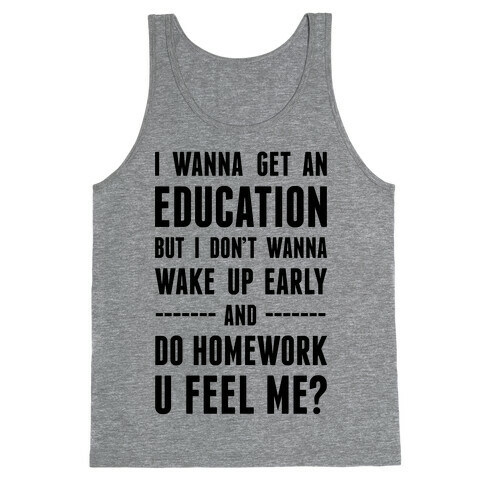 Education Tank Top