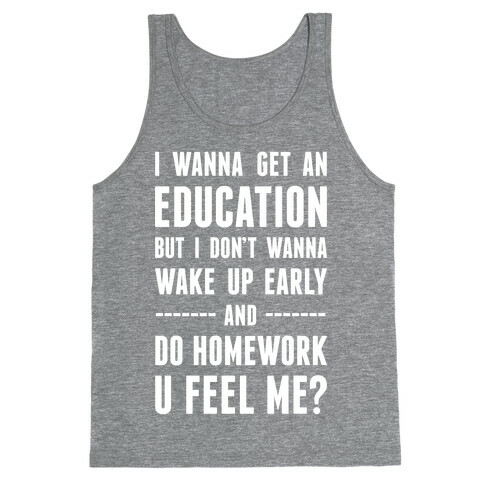 Education Tank Top