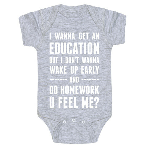 Education Baby One-Piece