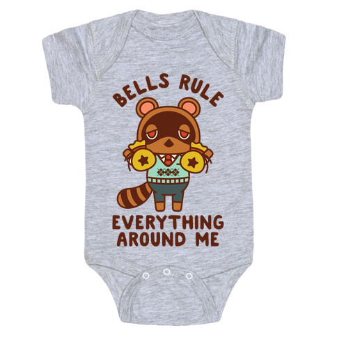 Bells Rule Everything Around Me Tom Nook Baby One-Piece