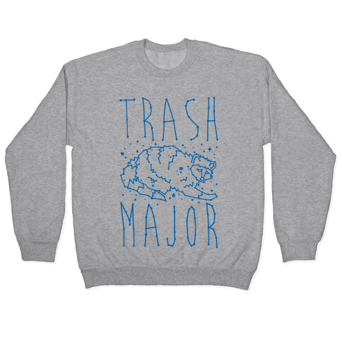 Trash Major Raccoon Constellation Parody Pullover