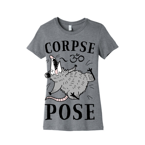 Corpse Pose Womens T-Shirt