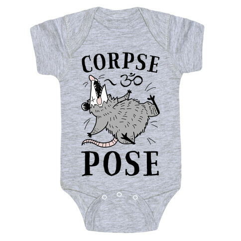 Corpse Pose Baby One-Piece