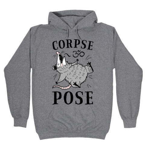 Corpse Pose Hooded Sweatshirt