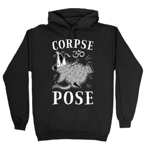 Corpse Pose Hooded Sweatshirt