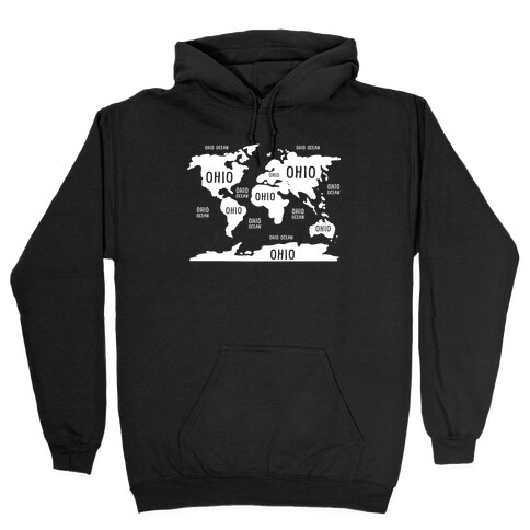 The Ohio World Map Hooded Sweatshirt