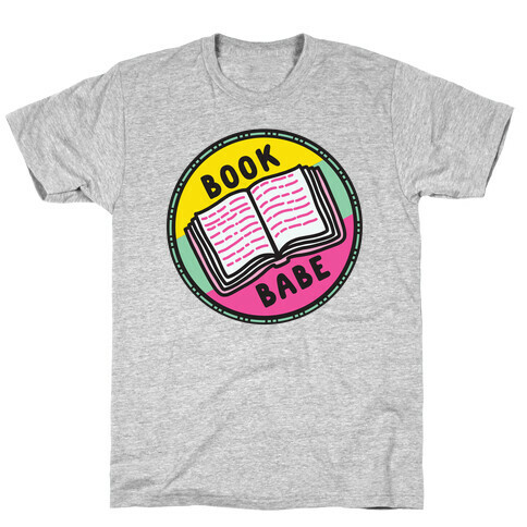 Book Babe Pop Culture Merit Badge T-Shirt