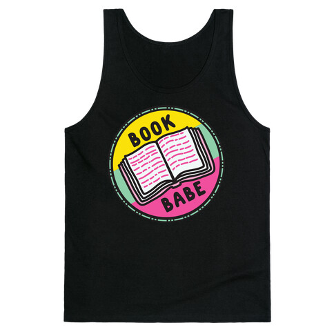 Book Babe Pop Culture Merit Badge Tank Top