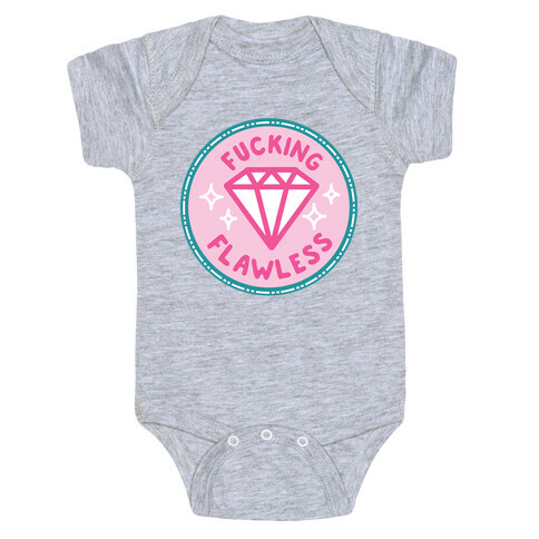 F***ing Flawless Pop Culture Merit Badge Baby One-Piece