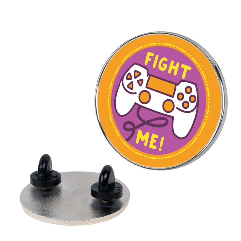 Fight Me Pop Culture Merit Badge Pin