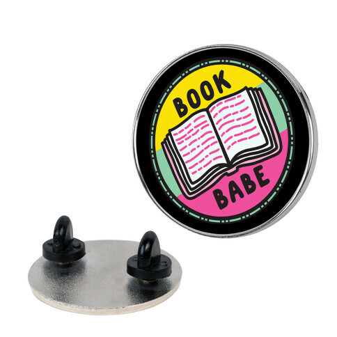 Book Babe Pop Culture Merit Badge Pin