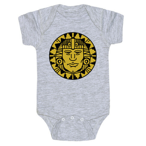 Hidden Temple Olmec Coin Baby One-Piece