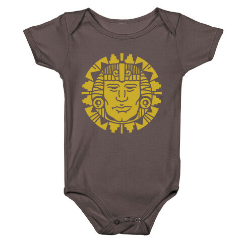 Hidden Temple Olmec Coin Baby One-Piece