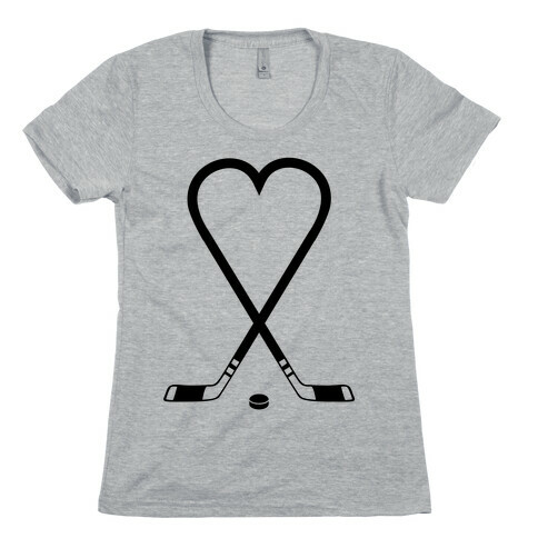 Hockey Love Womens T-Shirt