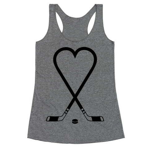 Hockey Love Racerback Tank Top