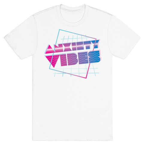 Anxiety Vibes Vaporwave T-Shirt