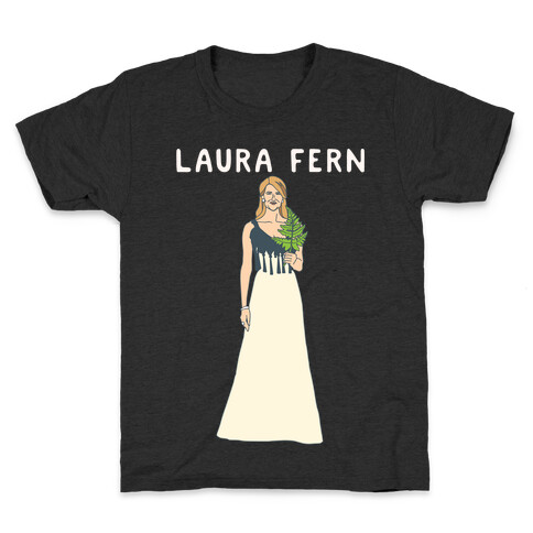 Laura Fern Parody White Print Kids T-Shirt