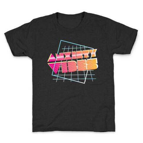 Anxiety Vibes Vaporwave Kids T-Shirt