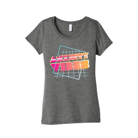 Anxiety Vibes Vaporwave Womens T-Shirt