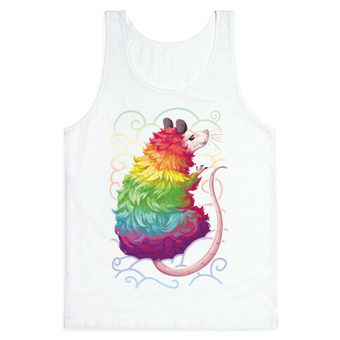 Rainbow Possum Tank Top