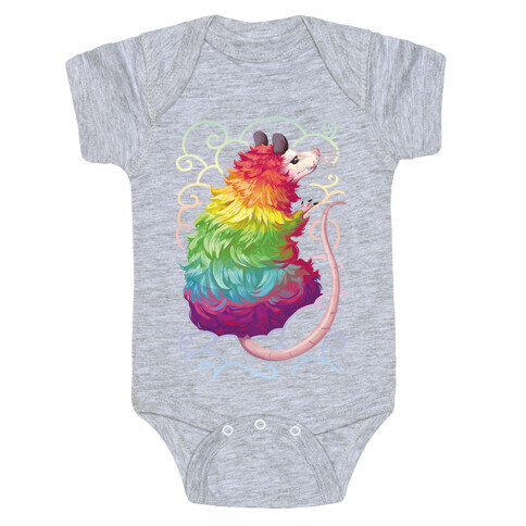 Rainbow Possum Baby One-Piece