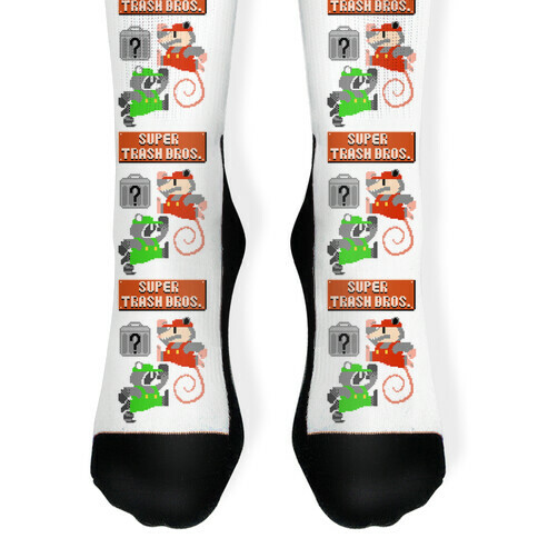 Super Trash Bros Sock