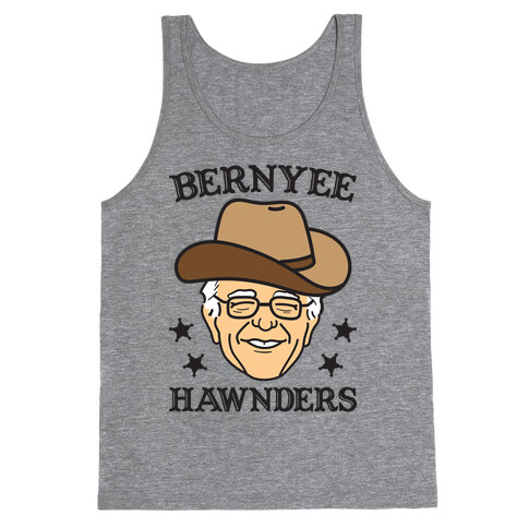 Bernyee Hawnders (Cowboy Bernie Sanders) Tank Top