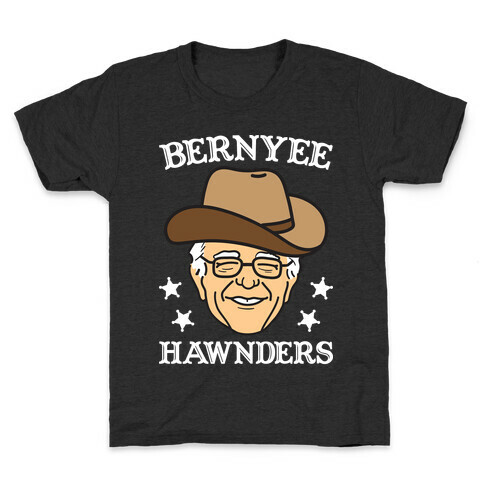 Bernyee Hawnders (Cowboy Bernie Sanders) Kids T-Shirt