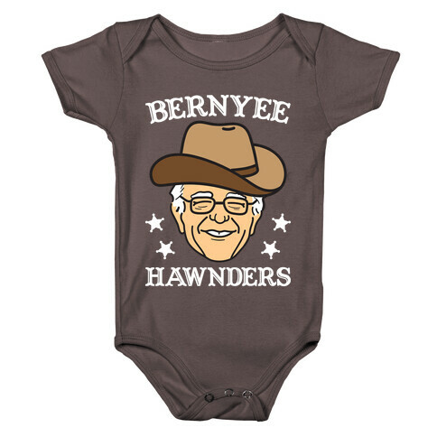 Bernyee Hawnders (Cowboy Bernie Sanders) Baby One-Piece