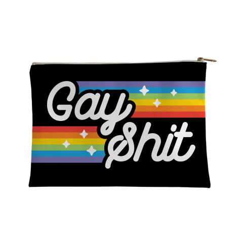 Gay Shit (Black) Accessory Bag