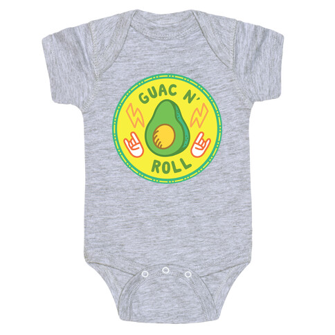 Guac N' Roll Culture Merit Badge Baby One-Piece