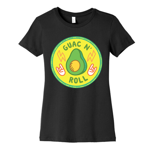 Guac N' Roll Culture Merit Badge Womens T-Shirt