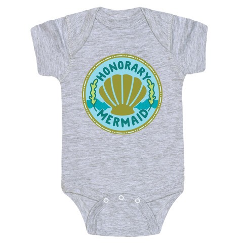 Honorary Mermaid Culture Merit Badge Baby One-Piece