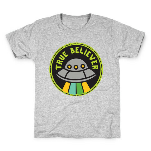 True Believer Culture Merit Badge Kids T-Shirt
