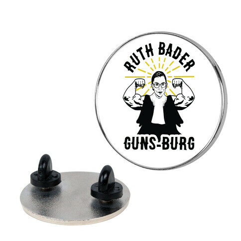 Ruth Bader Guns-Burg Pin