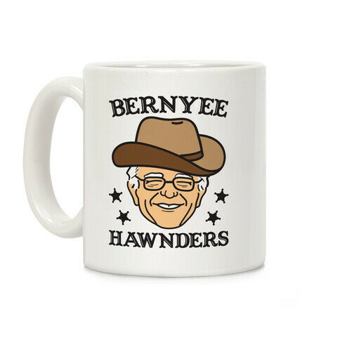 Bernyee Hawnders (Cowboy Bernie Sanders) Coffee Mug