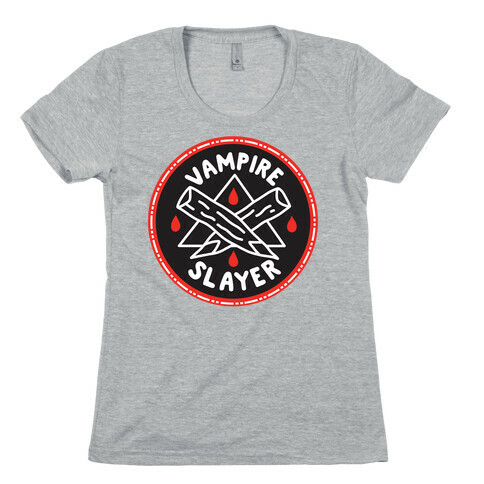Vampire Slayer Culture Merit Badge Womens T-Shirt