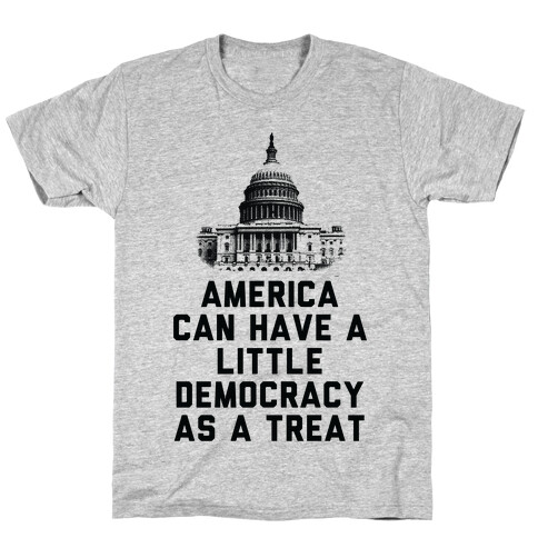 America Can Have a Little Democracy As a Treat Congress T-Shirt