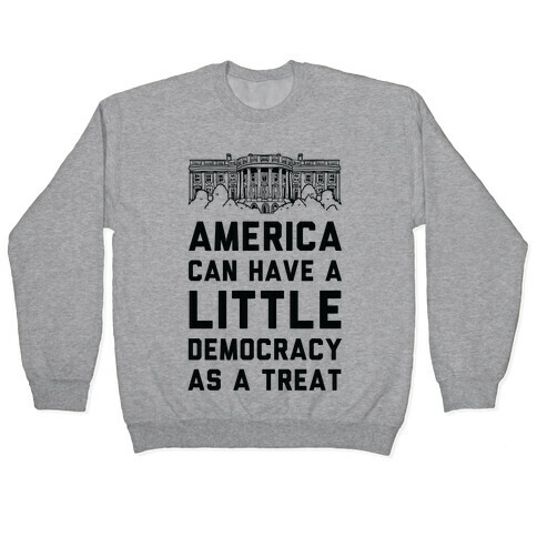 America Can Have a Little Democracy As a Treat White House Pullover