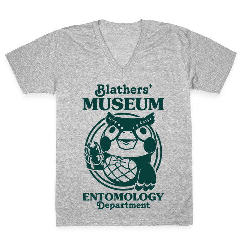 Blathers' Museum Entomology Department V-Neck Tee Shirt