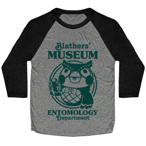 Blathers' Museum Entomology Department Baseball Tee