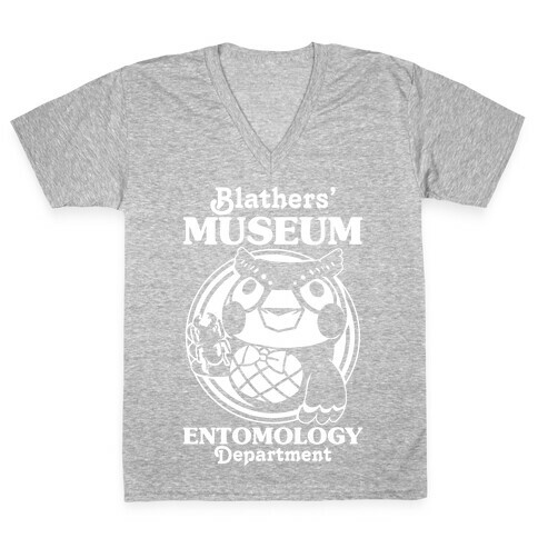 Blathers' Museum Entomology Department V-Neck Tee Shirt